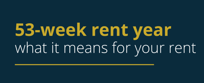 53-week rent year what it means for your rent